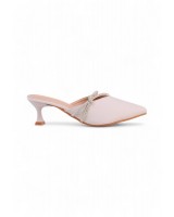 SHOEPOINT 67120 Women Strap Mules in Lilac Purple